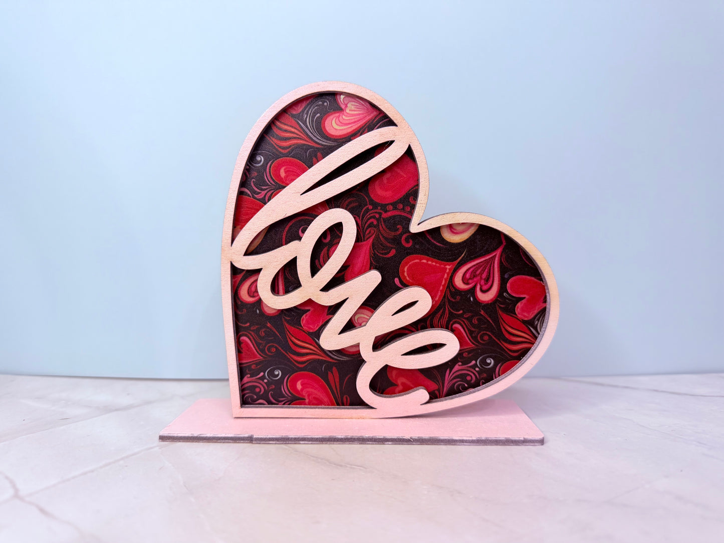 Love Heart Shelf Sitter