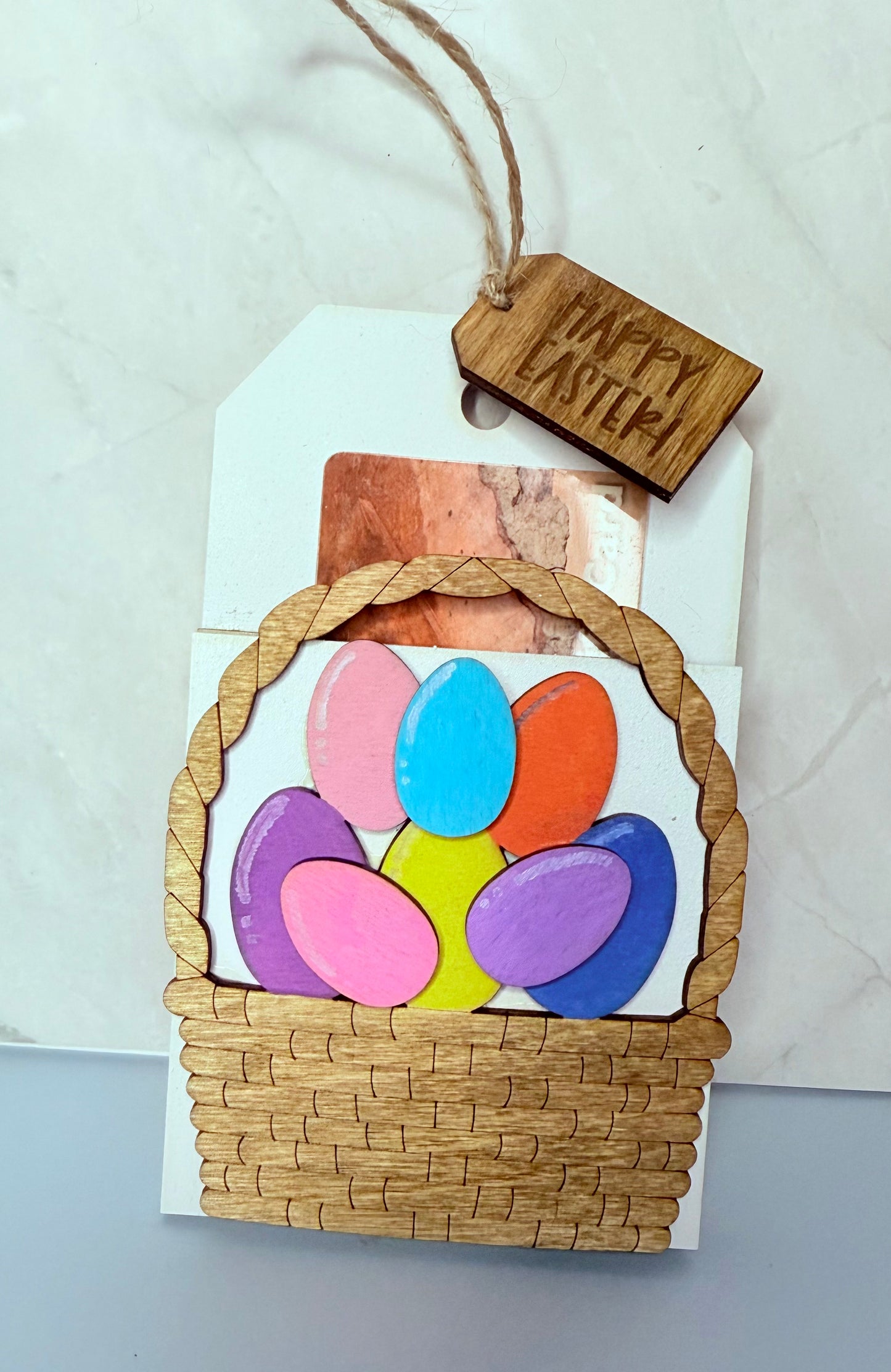 Easter Basket Gift Card Holder