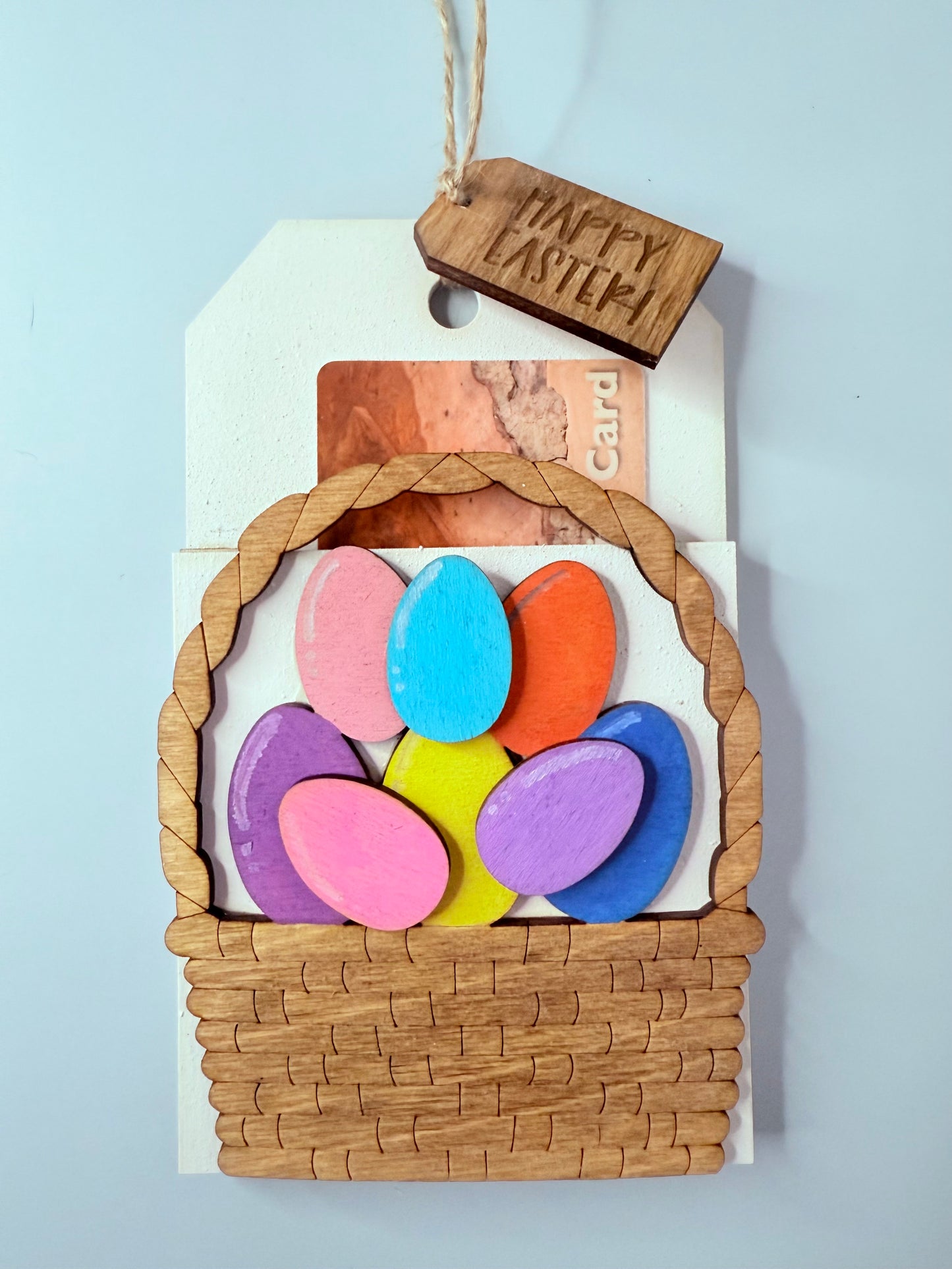 Easter Basket Gift Card Holder