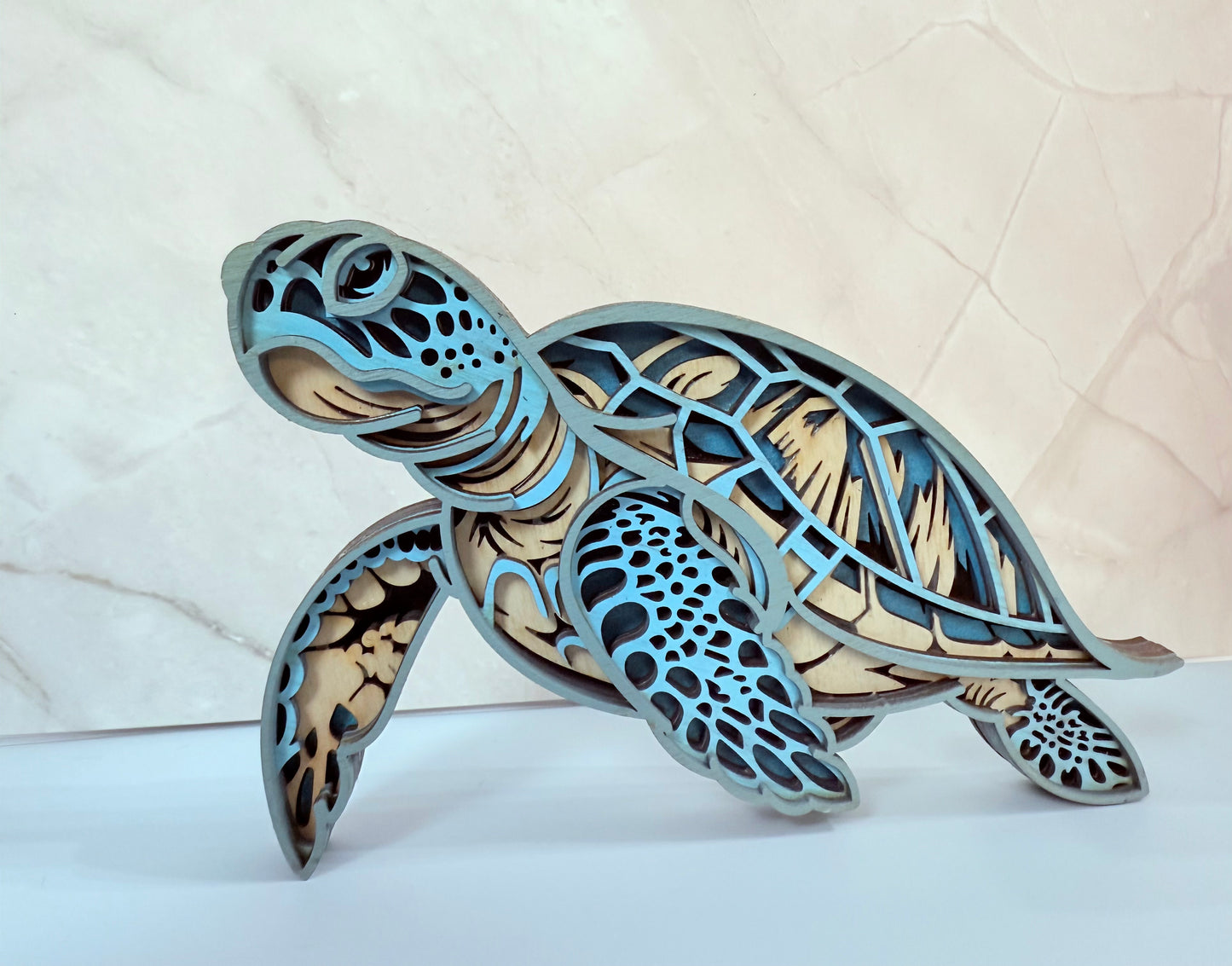 5-layer 3D Seaturtle