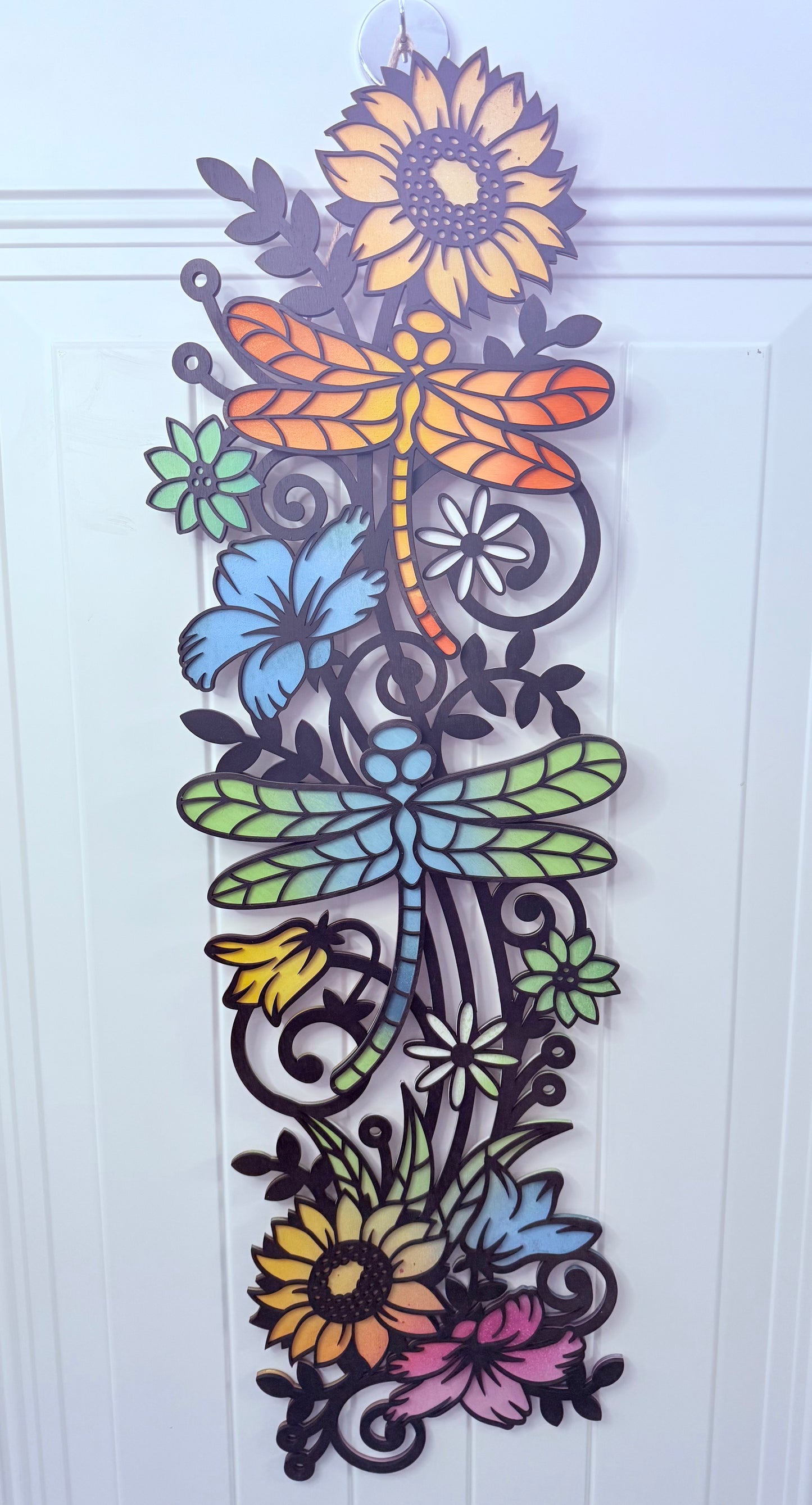 Dragonfly Trellis Door Hanger