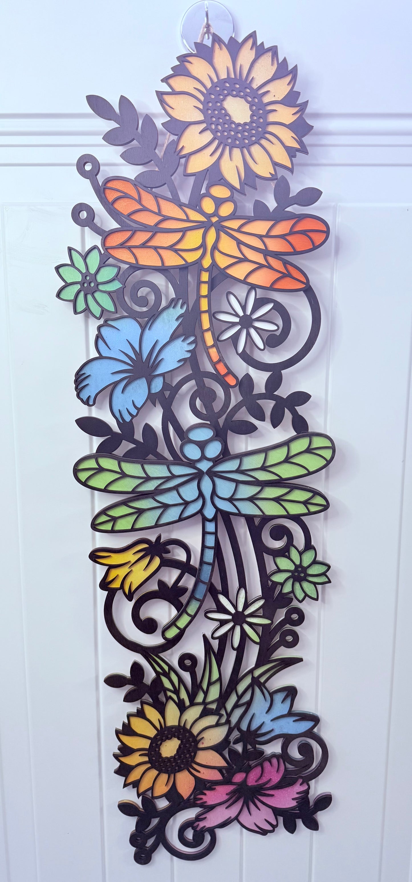 Dragonfly Trellis Door Hanger