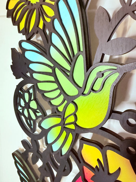 Hummingbird Trellis Door Hanger