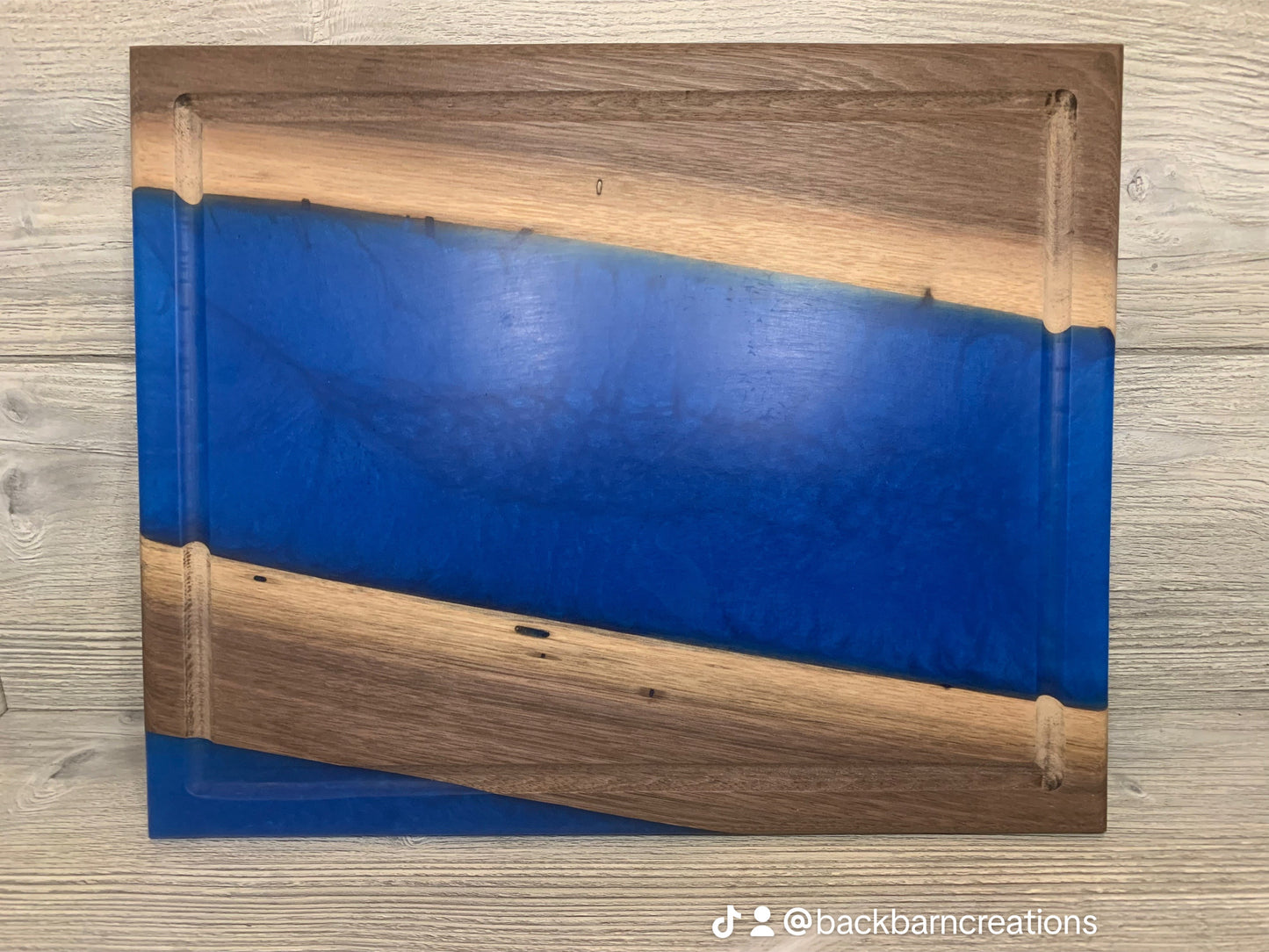 Epoxy Black Walnut Charcuterie Board