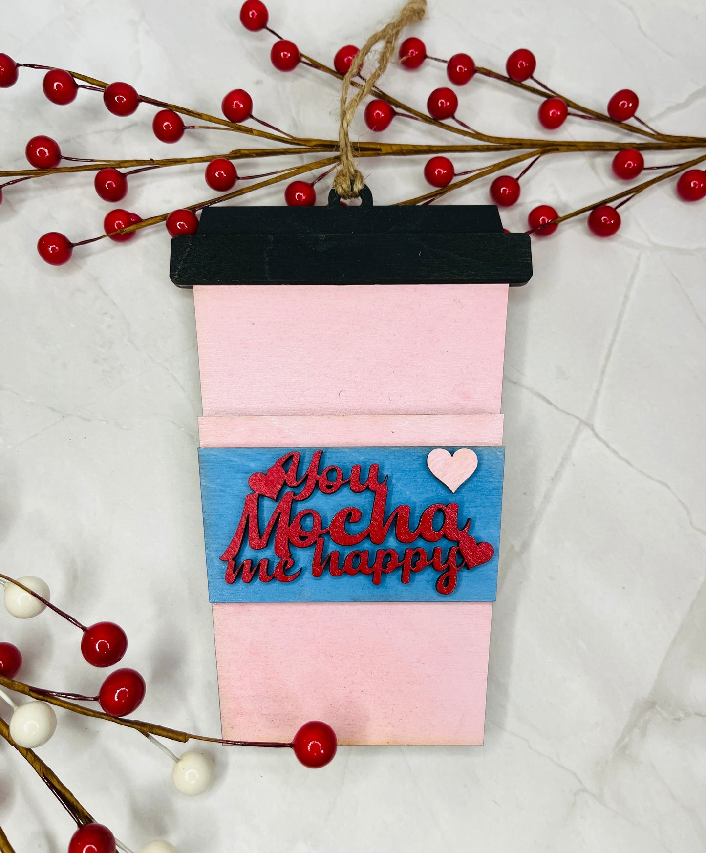 Valentine's Day Coffee Gift Card Holder