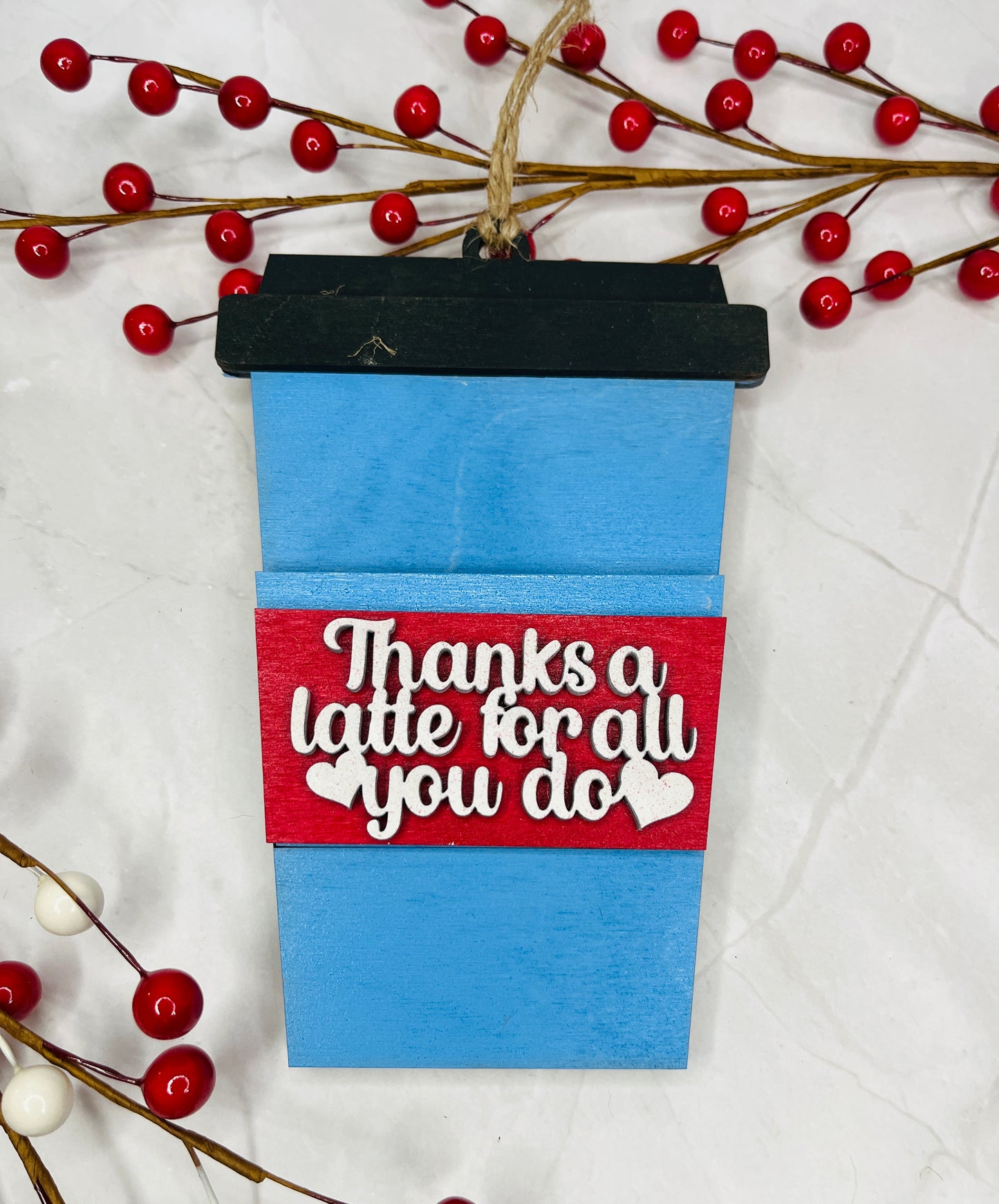 Valentine's Day Coffee Gift Card Holder