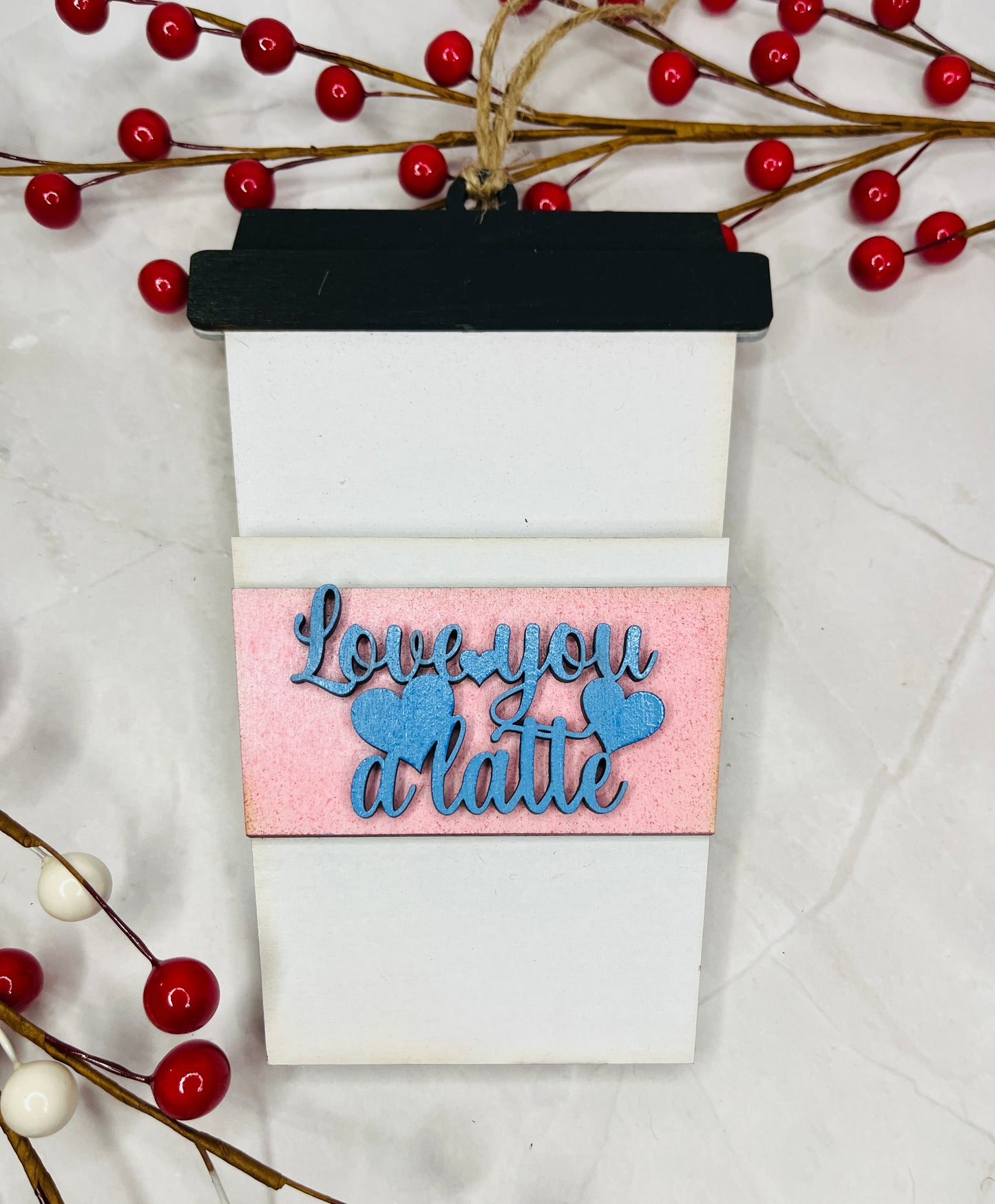 Valentine's Day Coffee Gift Card Holder