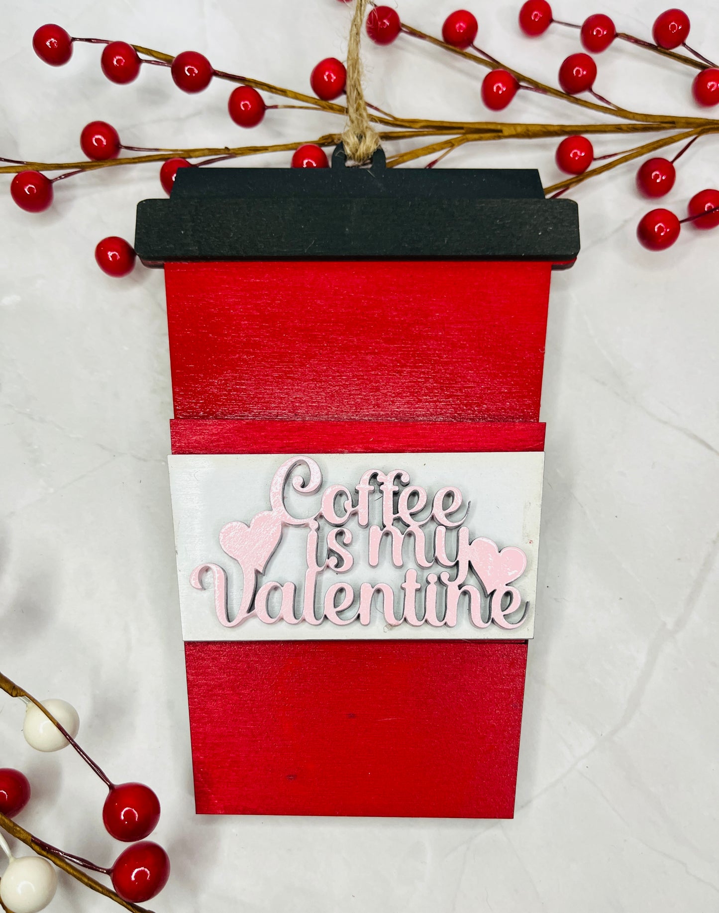 Valentine's Day Coffee Gift Card Holder