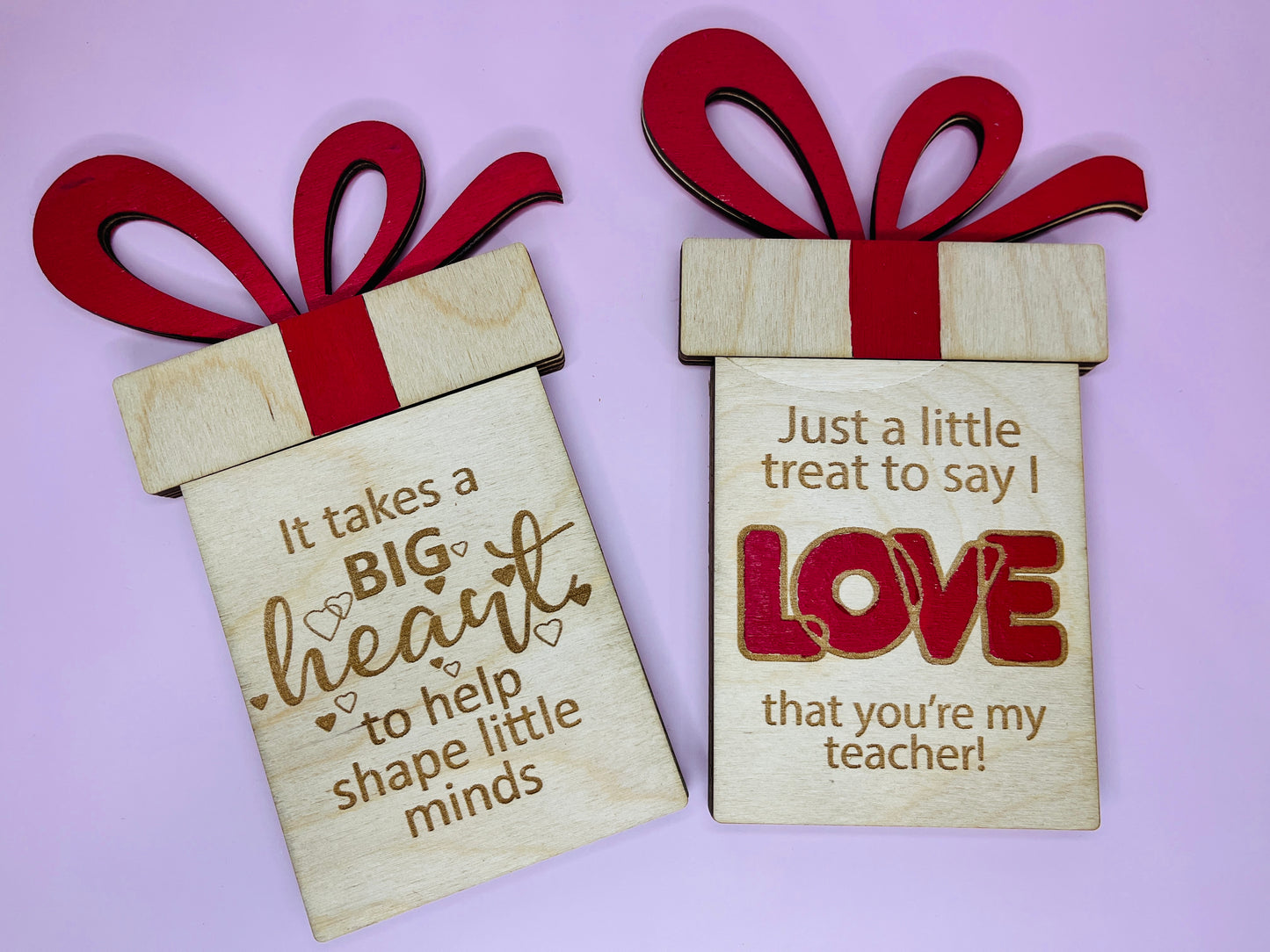 Teacher's Valentine's Day Gift Card Holder