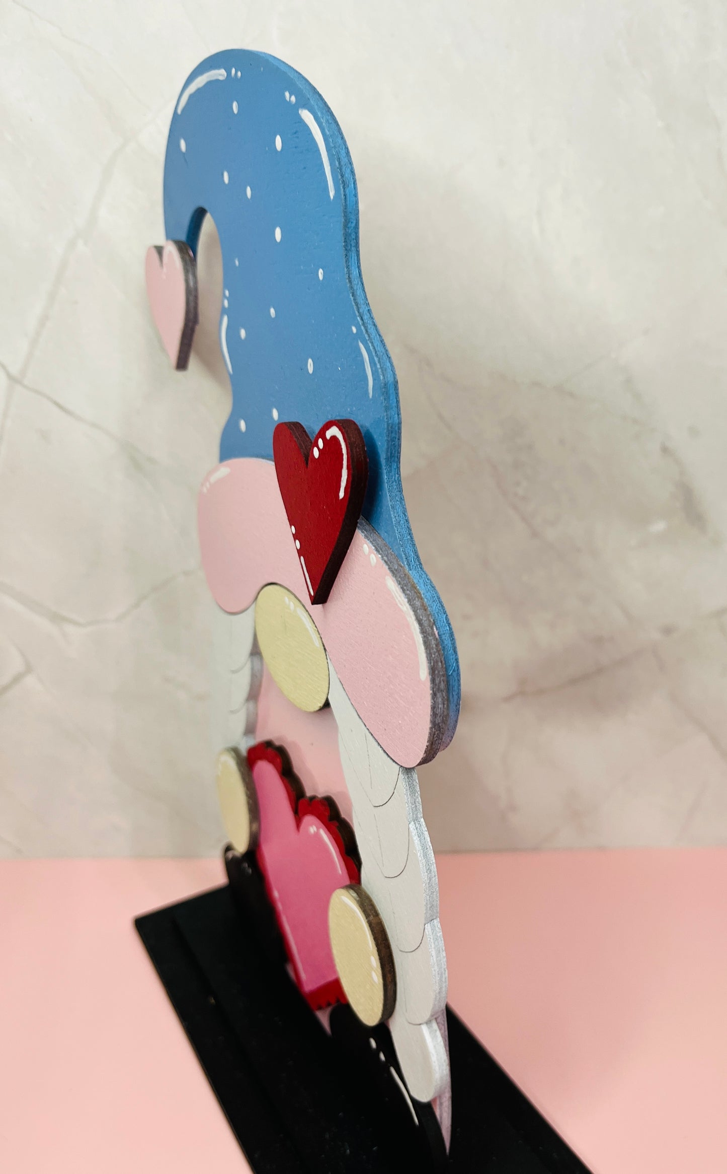 Layered Gnome Shelf Sitter Valentine Decor