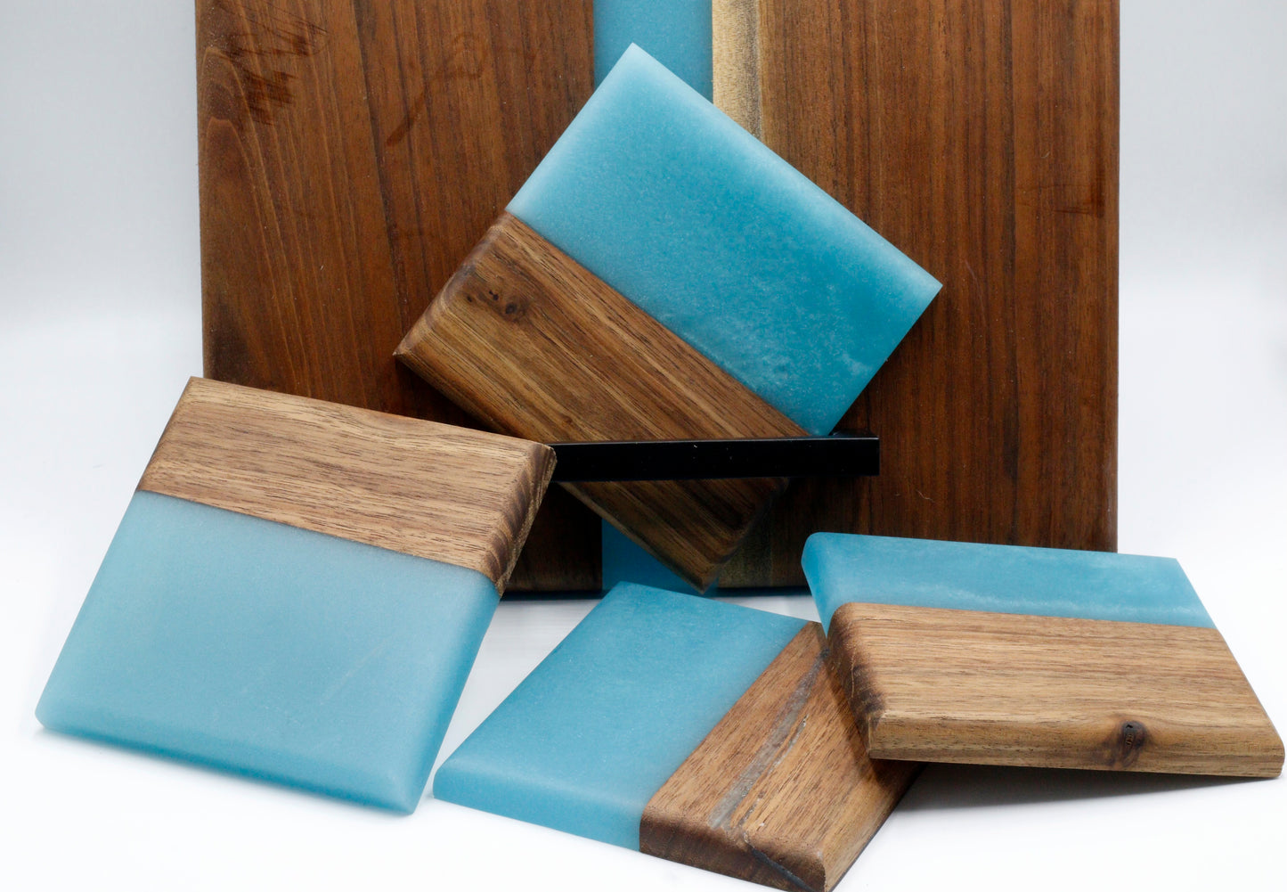 Epoxy Black Walnut Charcuterie Board