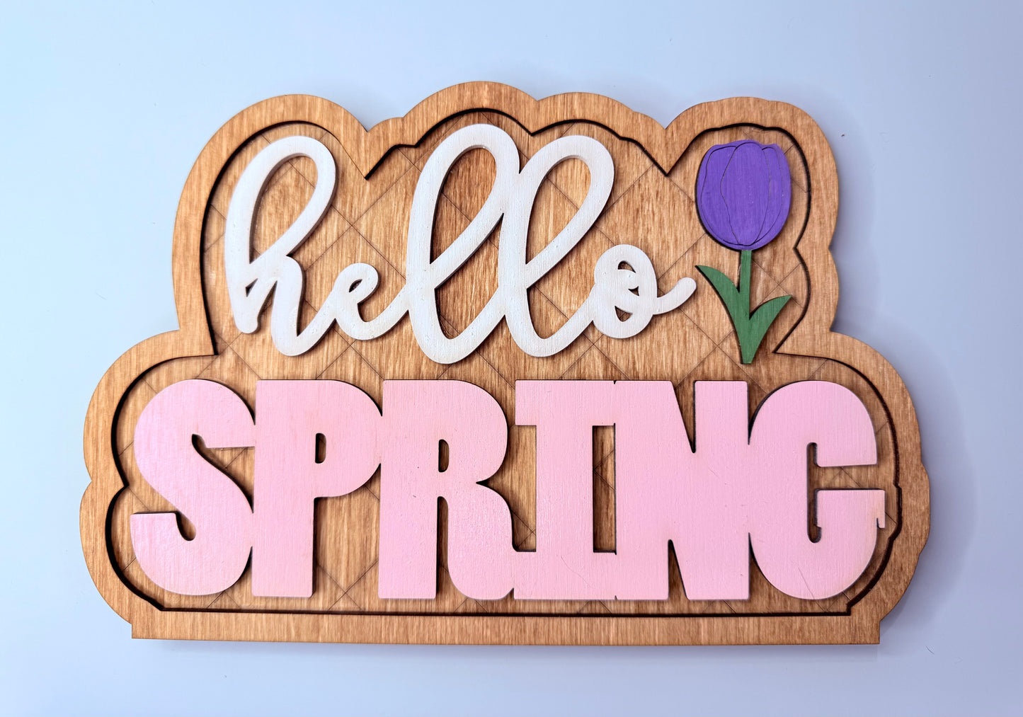 Hello Spring Shelf Sitter