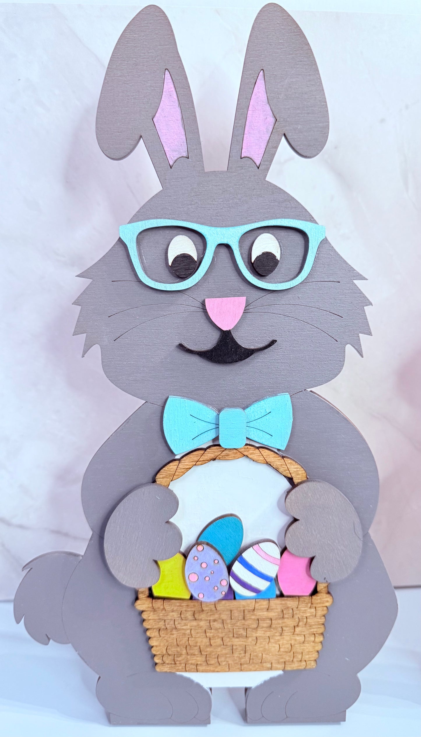 Easter Bunny Shelf Sitter - Set of 2