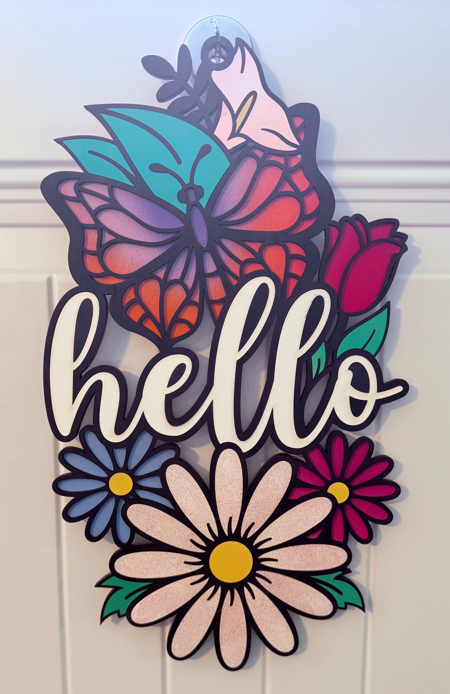 Hello Spring Door Hanger