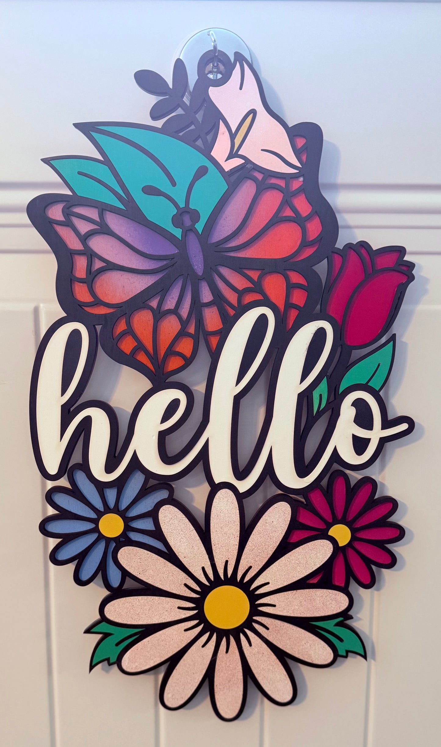 Hello Spring Door Hanger