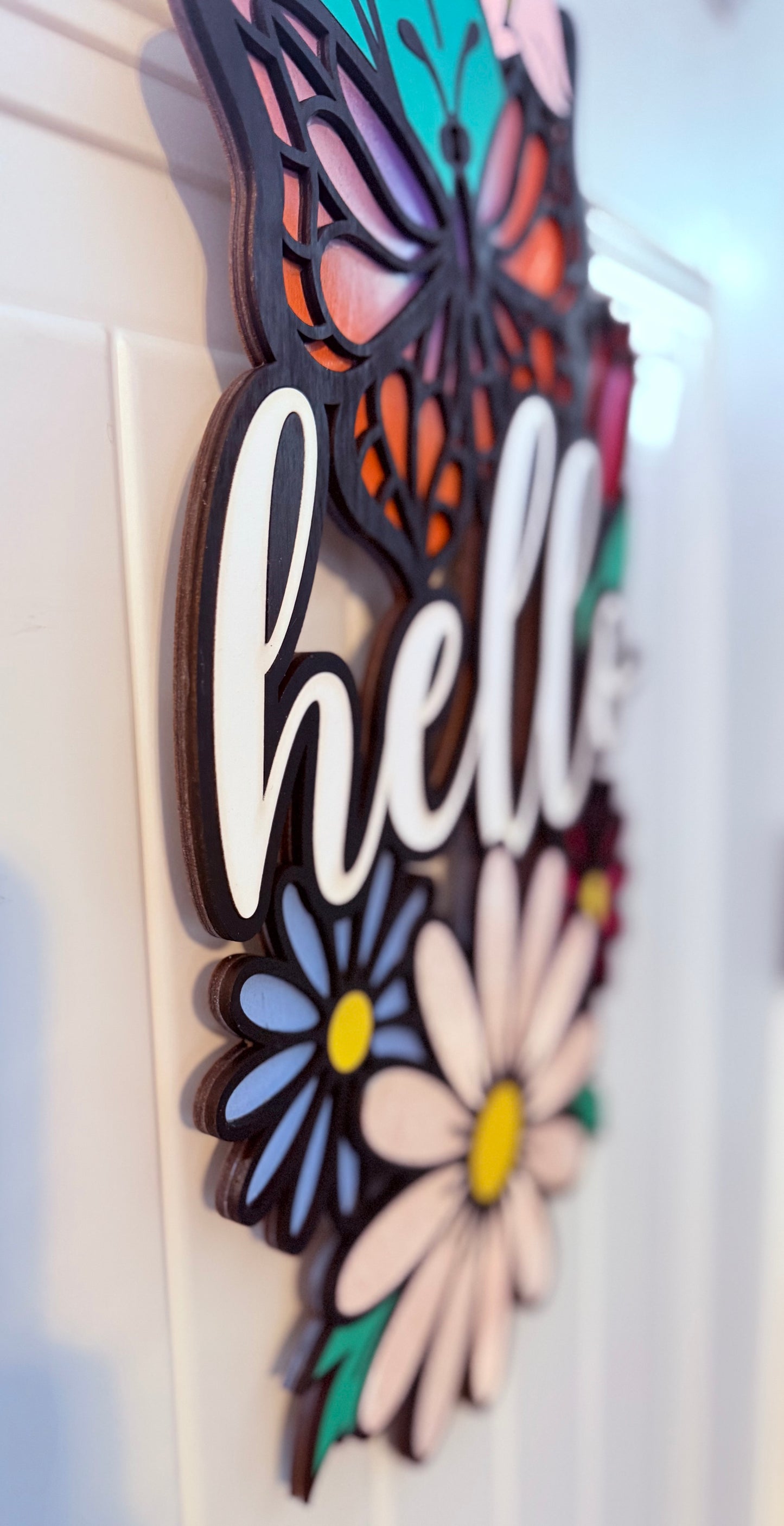 Hello Spring Door Hanger