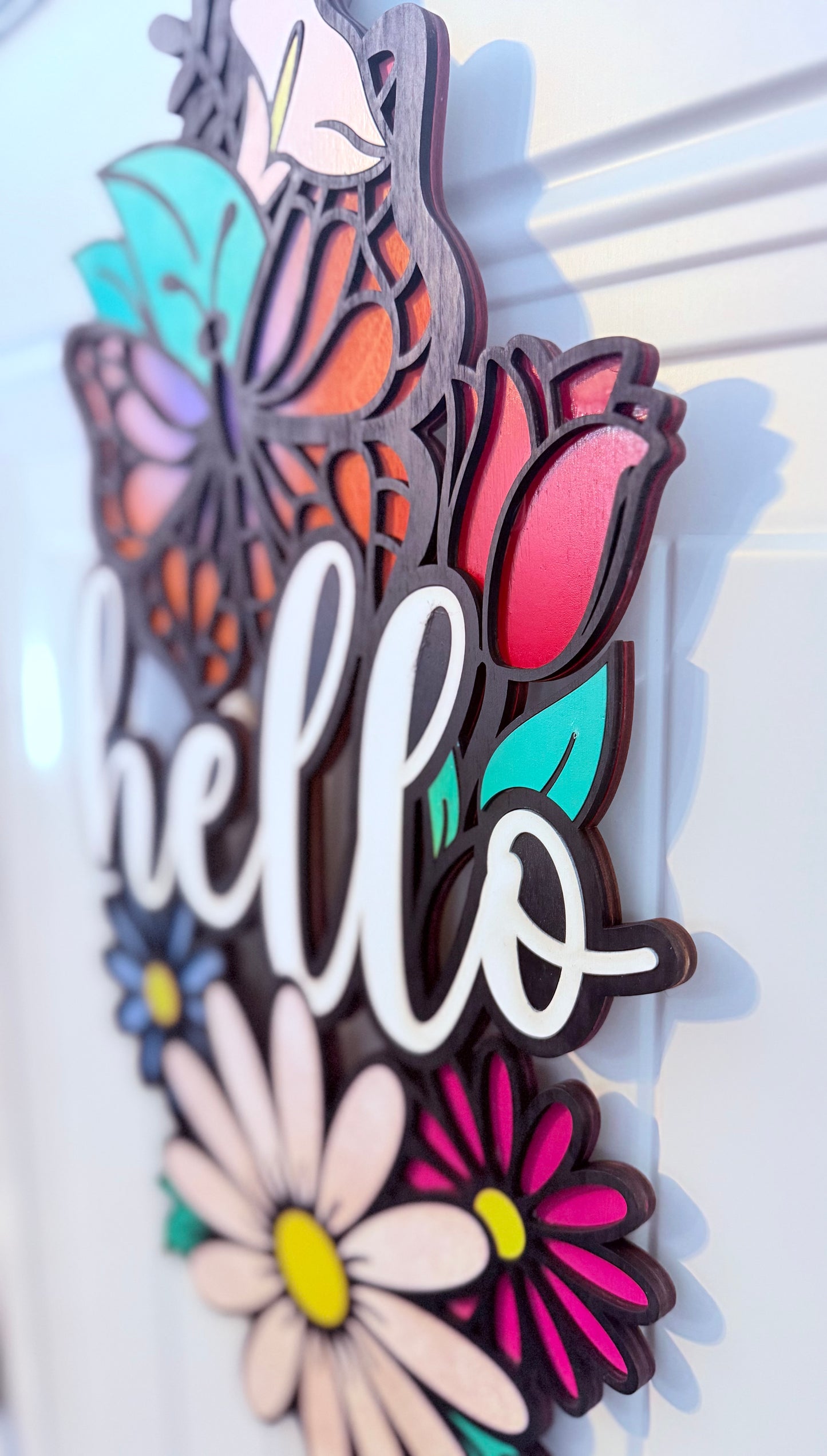 Hello Spring Door Hanger